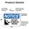 Signmission Do Not Climb On Rocks, 24 in W x Rectangle, Plastic OS-2PACK-NS-P-1824-L-11105 - alternate 2